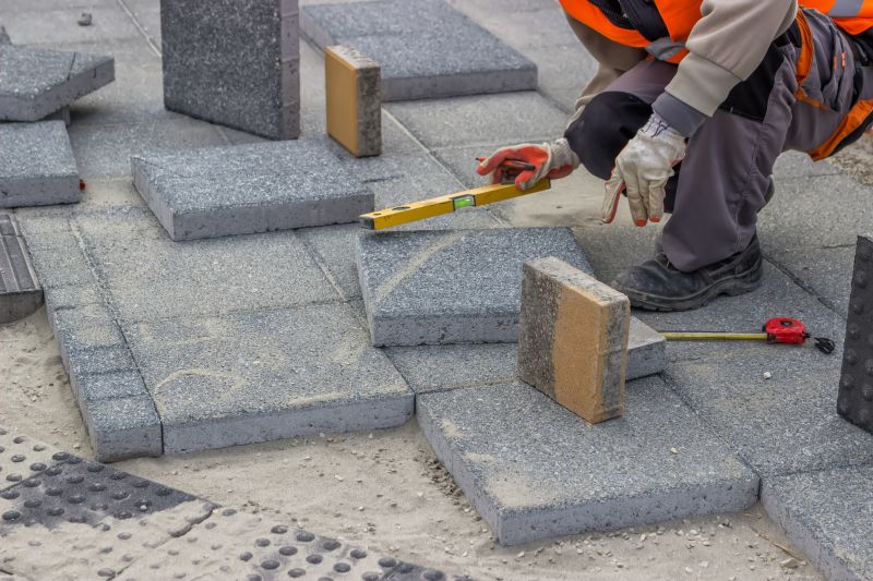 Clay Pavers Installation