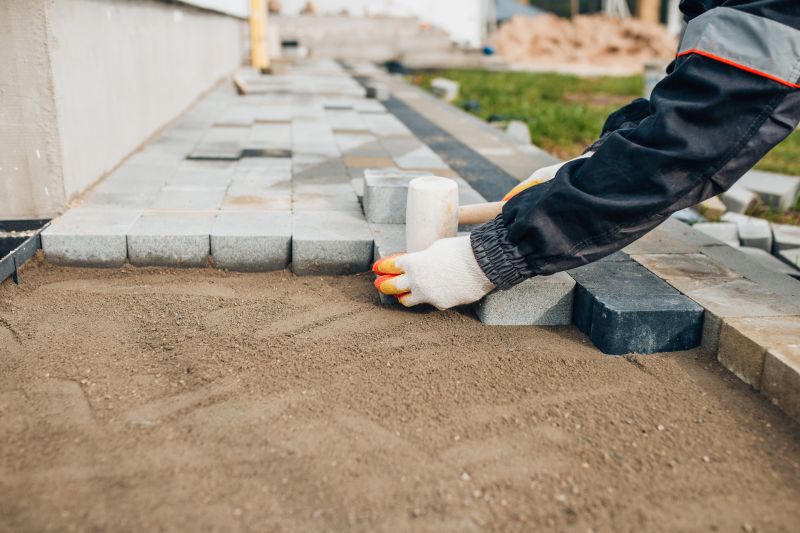 Clay Pavers Installation