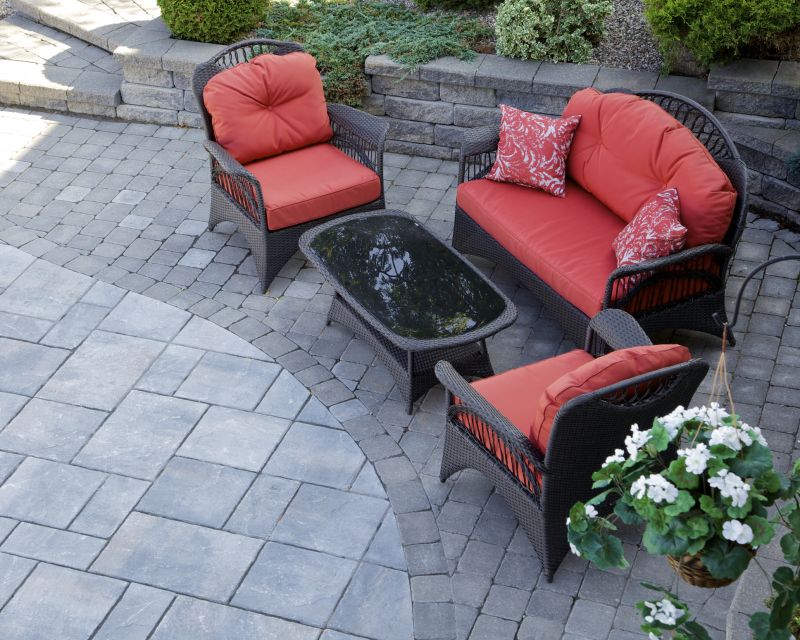 Patio Brick Installation detail
