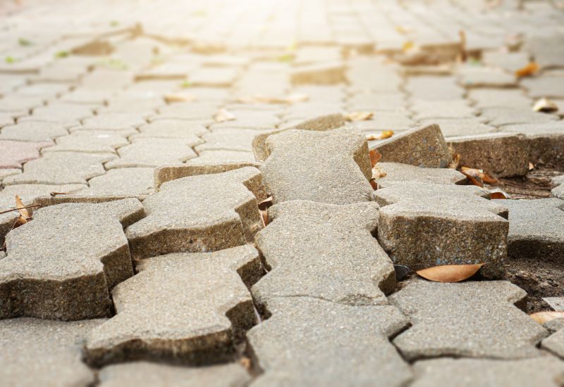 Paver Walkway Repair detail