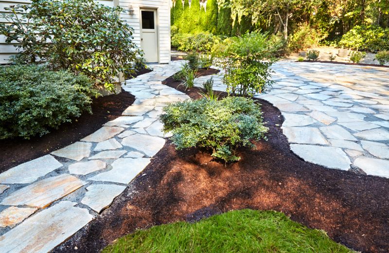 Garden Walkway Installation