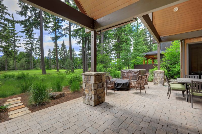 Limestone Patio Installation