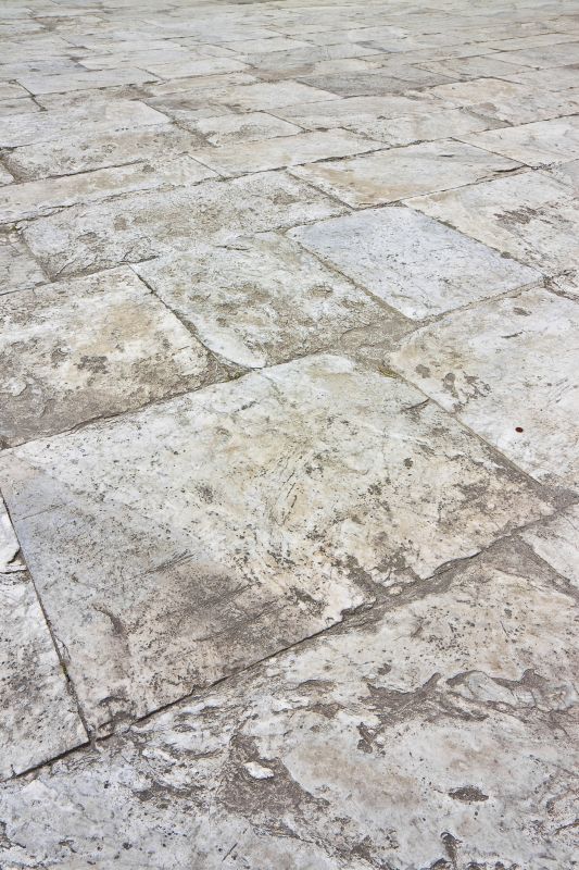 Limestone Walkway Installation
