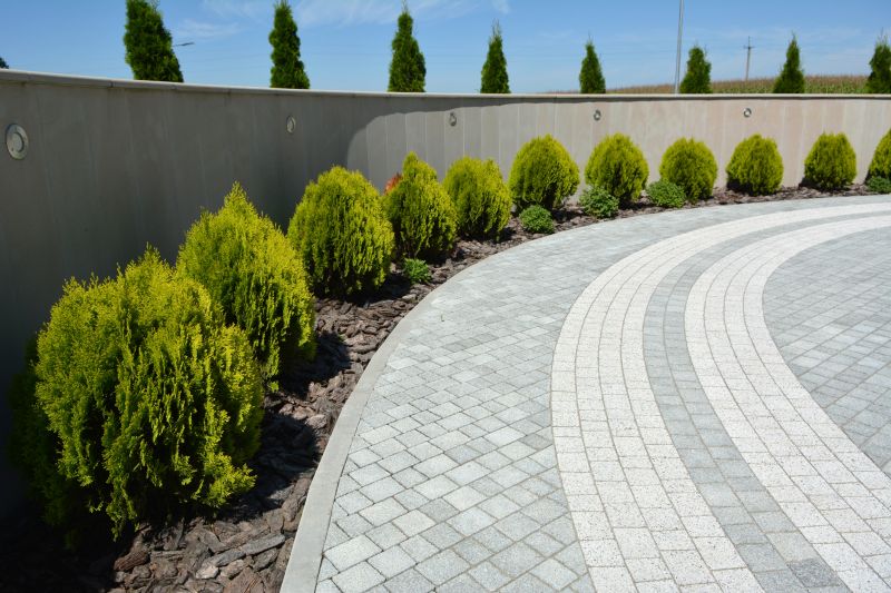 Driveway Pavers with Border