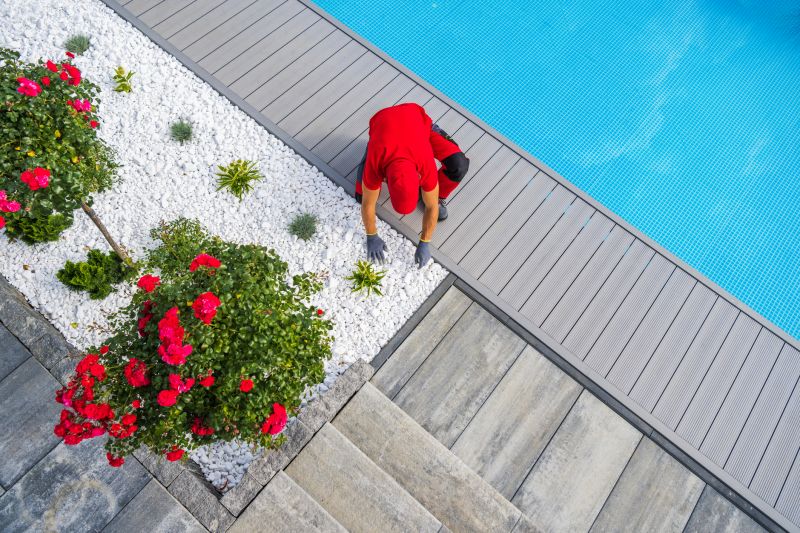 Poolside Hardscaping